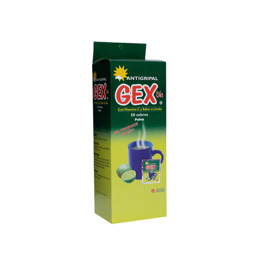 [OFF-1068] GEX ANTIGRIPAL EN POLVO DIA PAQUETE 50